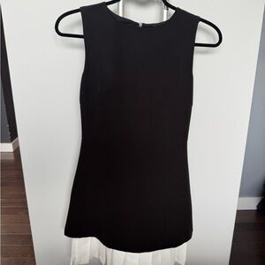 Commense Black and White Mini Dress